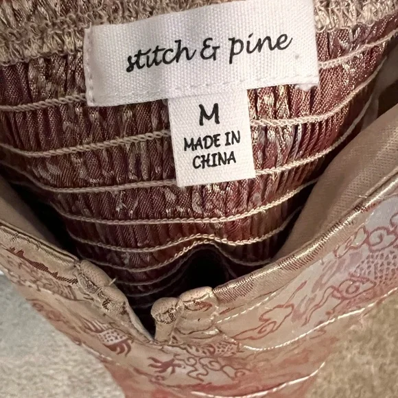 Stitch & Pine Slip Dragon Dress Size M Brand New Midi Length Bustier Top - Picture 3 of 3